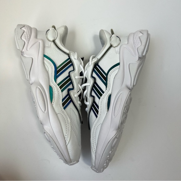 Adidas Originals Ozweego Cloud White Holographic Sneakers Unisex Men’s Size 7 - Picture 5 of 16